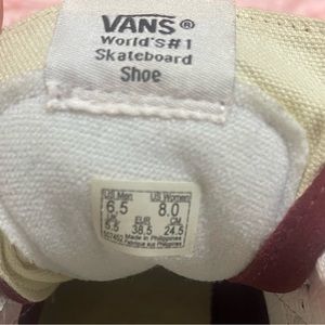 Unisex Vans women’s size 8